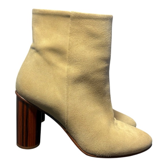 BOBBIES PARIS High-Heeled Suede Leather Ankle Boots - Picture 2 of 11